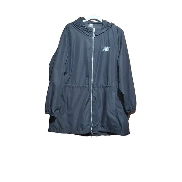 New Balance Jackets & Blazers - New Balance Black  Full Zip Windbreaker Jacket Women`s Size 3X NWT